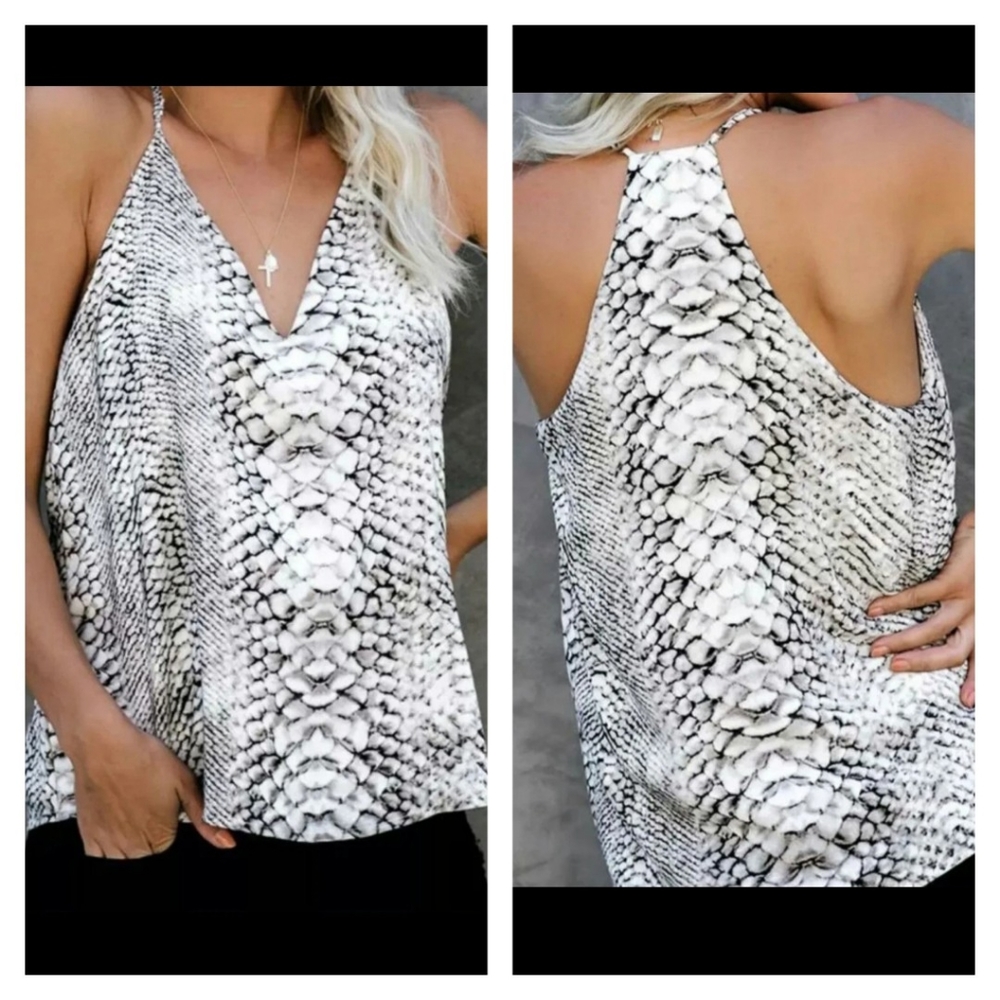 Snake Print Tank